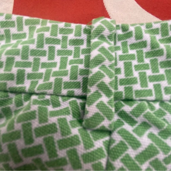 Talbots Heritage Pants size 4 27 petite Green and White design pants casual - Picture 12 of 12